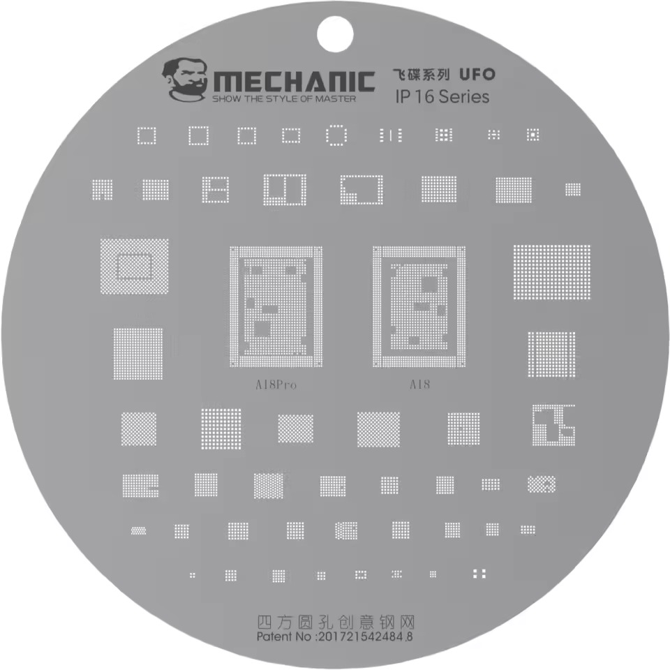 CETAKAN IC MECHANIC UFO FOR IP 16 SERIES ORIGINAL